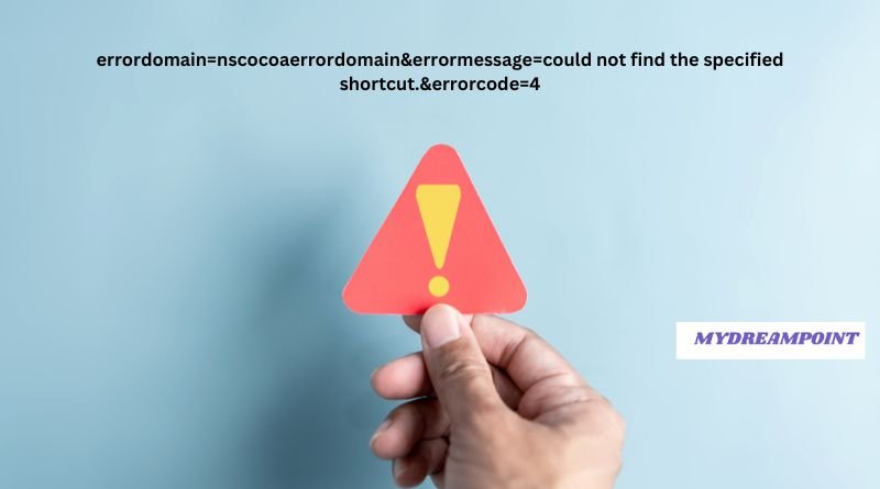 errordomain=nscocoaerrordomain&errormessage=could not find the specified shortcut.&errorcode=4 (7)