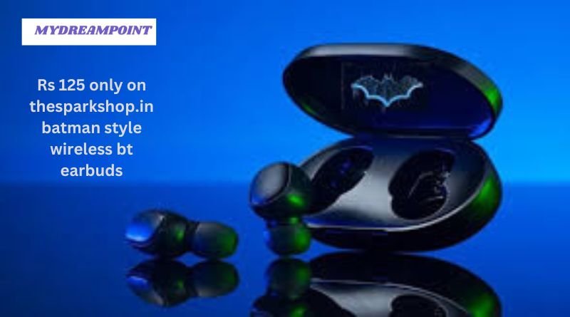 rs 125 only on thesparkshop.in batman style wireless bt earbuds